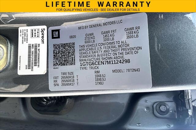 2021 GMC Canyon 4WD Crew Cab Short Box Elevation