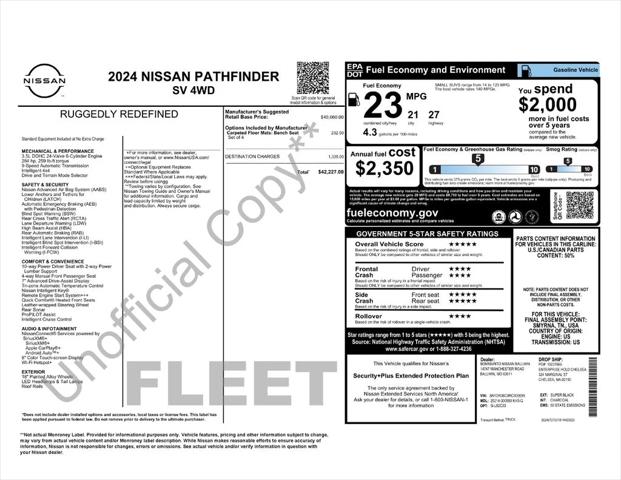 2024 Nissan Pathfinder SV