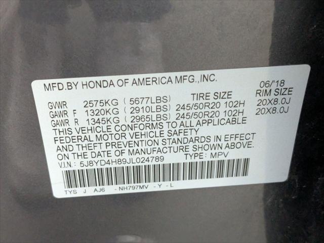 2018 Acura MDX w/Advance Package