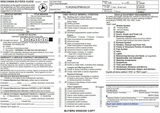 2023 Jeep Wrangler 2-Door Willys 4x4