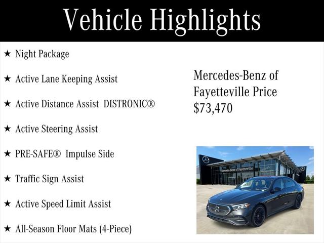 2026 Mercedes-Benz E 350 E 350
