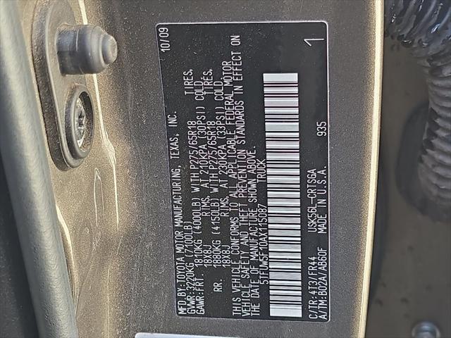 2010 Toyota Tundra Grade 5.7L V8 w/FFV (A6)