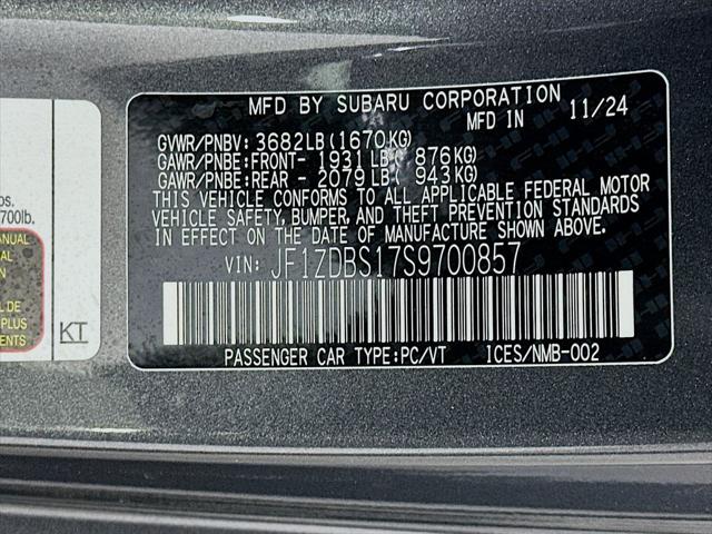 2025 Subaru BRZ tS