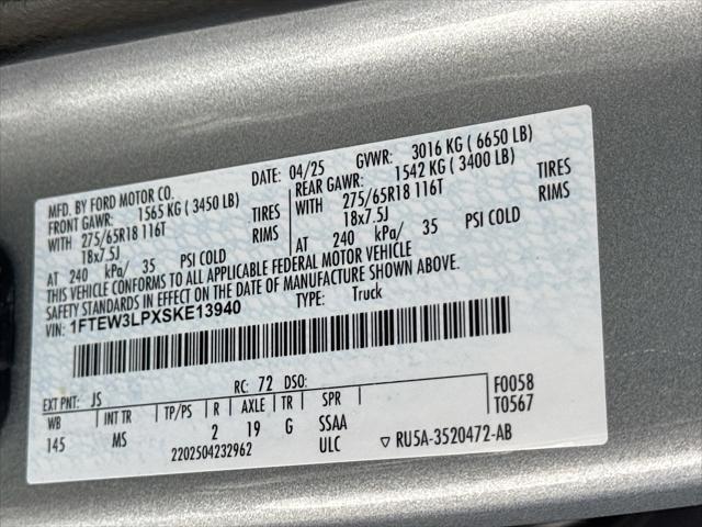 2025 Ford F-150 XLT