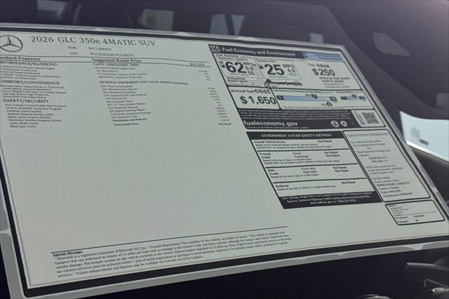 2026 Mercedes-Benz GLC 350e 4MATIC