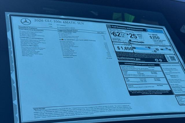 2026 Mercedes-Benz GLC 350e 4MATIC