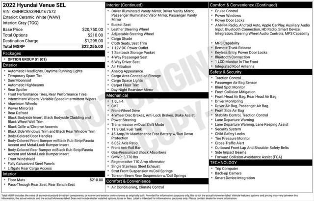 2022 Hyundai Venue SEL for sale in Slidell, LA
