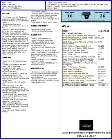 2008 Chevrolet Corvette BASE