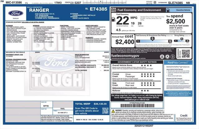 2025 Ford Ranger XL for sale in Canton, TX