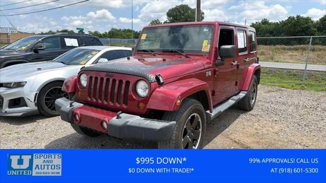 2012 Jeep Wrangler Unlimited Sahara for sale in Muskogee, OK