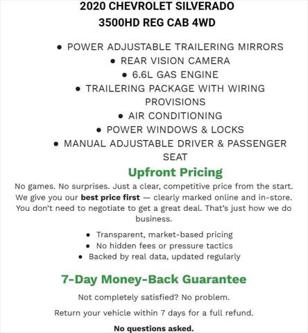 2020 Chevrolet Silverado 3500HD 4WD Regular Cab Long Bed LT for sale in Oshkosh, WI
