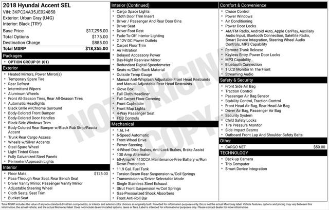 2018 Hyundai Accent SEL