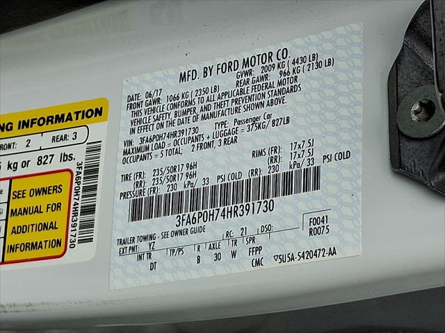 2017 Ford Fusion SE