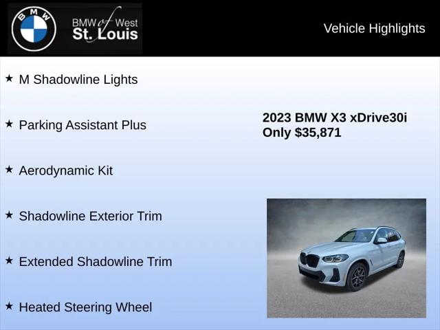 2023 BMW X3 xDrive30i