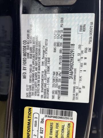 2017 Ford Fusion SE