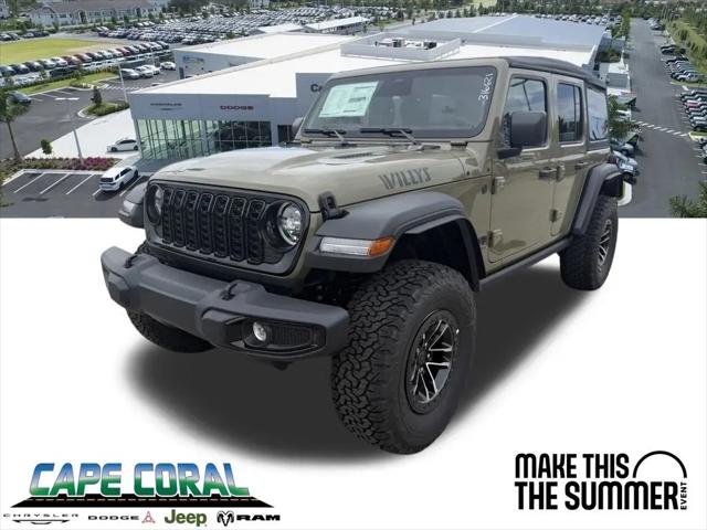 2026 Jeep Wrangler 4-Door Willys 4x4 for sale in Cape Coral, FL