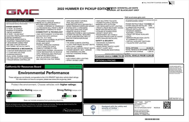 2022 GMC HUMMER EV Edition 1
