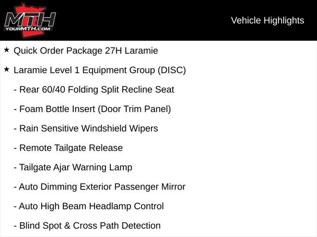 2021 Ram 1500 Laramie Crew Cab 4x4 6'4" Box