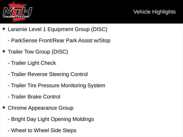 2021 Ram 1500 Laramie Crew Cab 4x4 6'4" Box