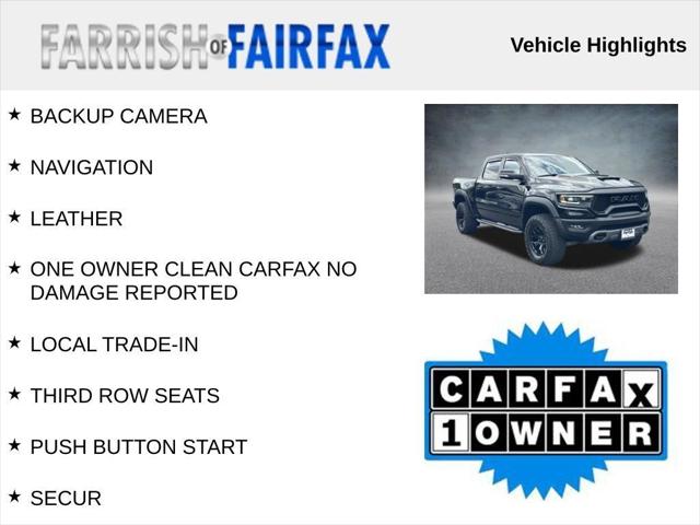 2022 RAM 1500 TRX Crew Cab 4x4 57 Box 2022 RAM 1500 TRX Crew Cab 4x4 57 Box