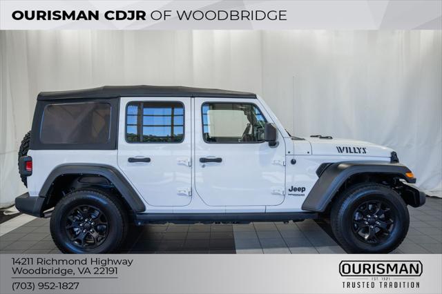 2022 Jeep Wrangler Unlimited Willys 4x4 2022 Jeep Wrangler Unlimited Willys 4x4