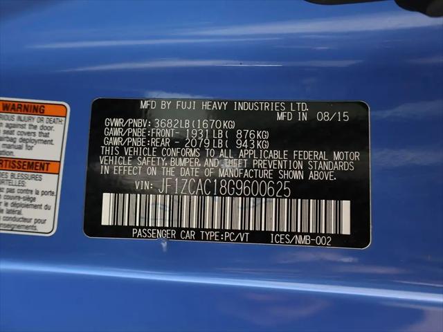 2016 Subaru BRZ Series.HyperBlue
