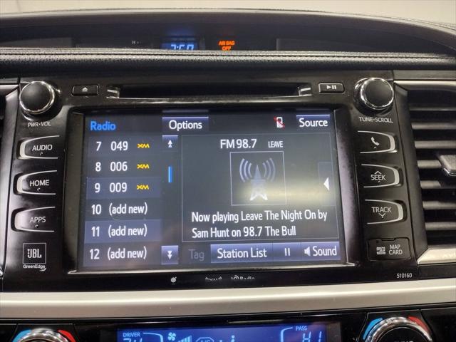 2016 Toyota Highlander Hybrid Limited Platinum V6