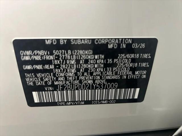 2026 Subaru Outback Limited
