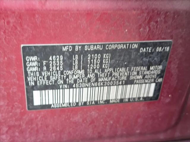 2019 Subaru Legacy 3.6R Limited
