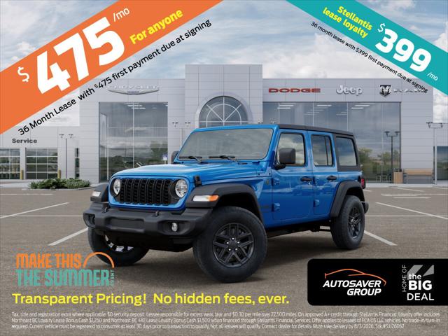 2026 Jeep Wrangler 4-Door Sport S 4x4 for sale in Newport, VT