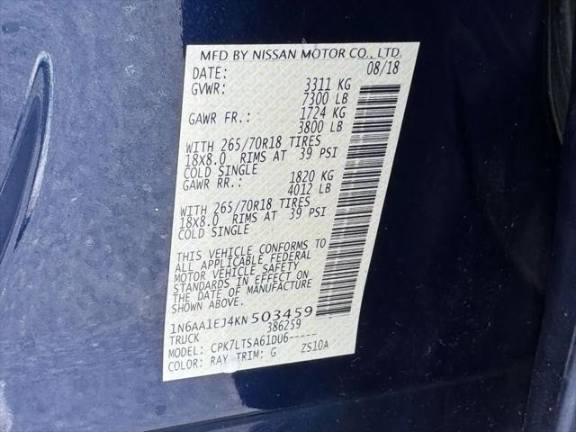 2019 Nissan Titan SV