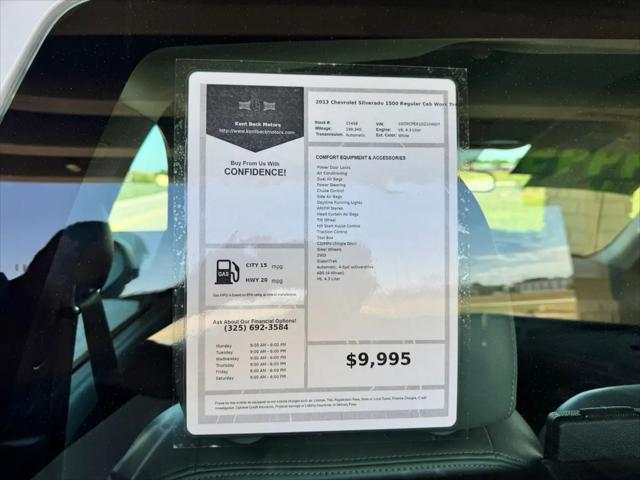 2013 Chevrolet Silverado 1500 Work Truck