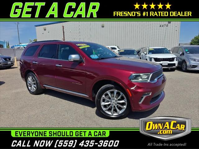 2022 Dodge Durango Citadel AWD for sale in Fresno, CA