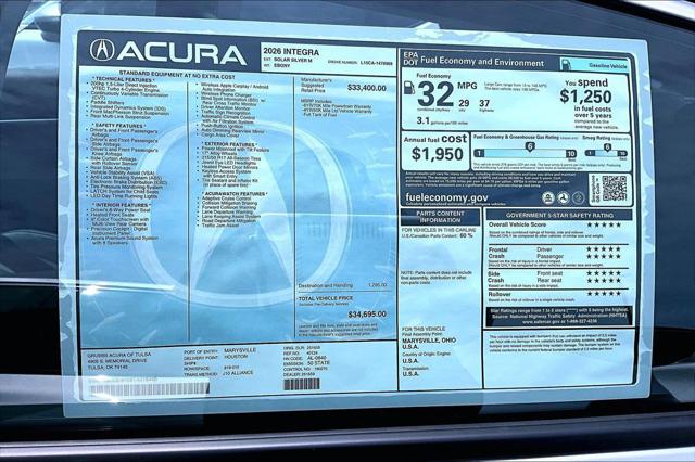 2026 Acura Integra FWD