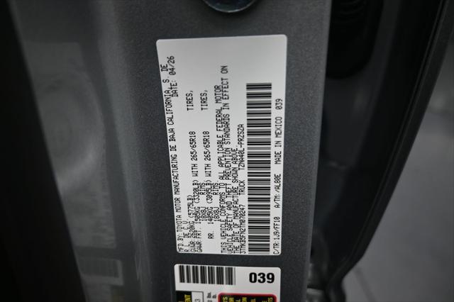 2026 Toyota Tacoma SR5