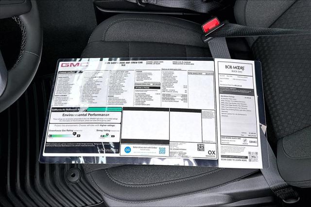 2026 GMC Sierra 2500HD Crew Cab, Standard Bed, SLE, 4WD