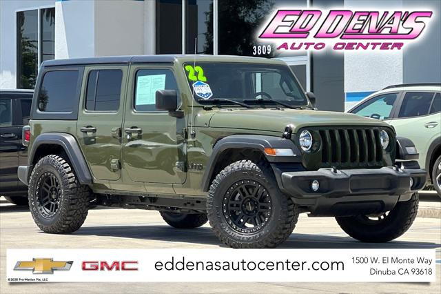 2022 Jeep Wrangler Unlimited Sport S 4x4 for sale in Dinuba, CA