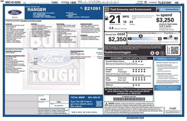 2026 Ford Ranger LARIAT