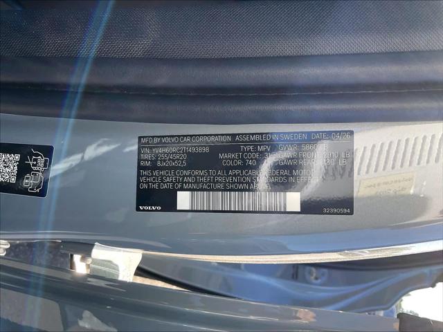 2026 Volvo XC60 Plug-In Hybrid Plus, T8 AWD Electric/Gasoline, Dark