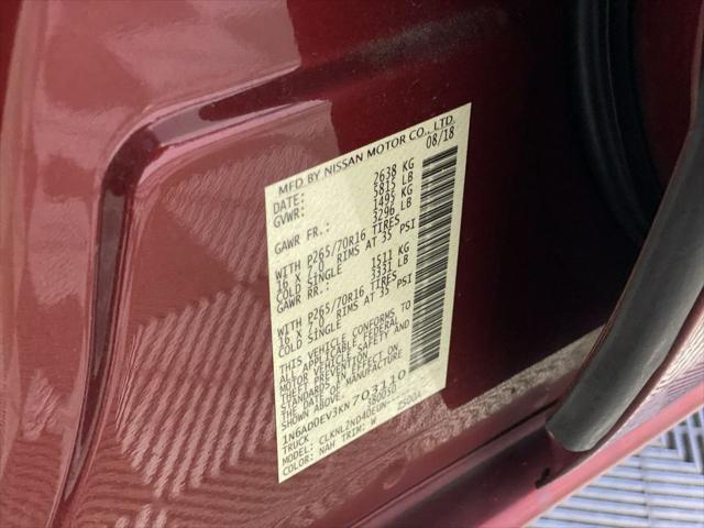 2019 Nissan Frontier SV
