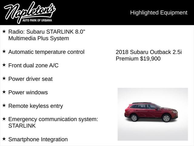 2018 Subaru Outback 2.5i Premium