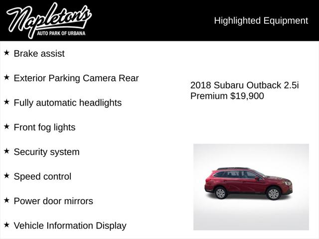 2018 Subaru Outback 2.5i Premium