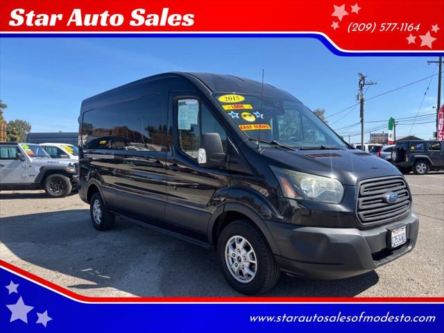 2015 Ford Transit 250 3dr LWB Medium Roof Cargo Van w/Sliding Passenger Side Door for sale in Modesto, CA