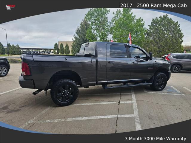 2017 Ram 2500 Big Horn Mega Cab 4x4 6'4" Box