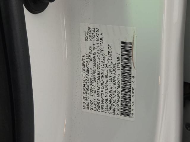 2022 Honda Odyssey Elite