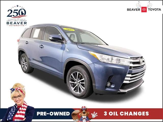 2018 Toyota Highlander XLE for sale in Augustine, FL