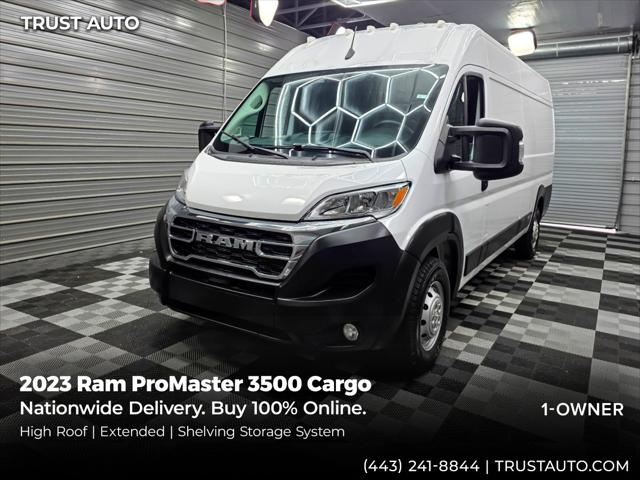 2023 Ram ProMaster Cargo Van 159''WB High Roof Extended Minivan/Van w/Shelving Storage System for sale in Sykesville, MD