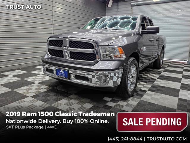 2019 Ram 1500 Classic Tradesman 4WD Quad Cab Pickup Truck w/SXT Plus Pkg for sale in Sykesville, MD