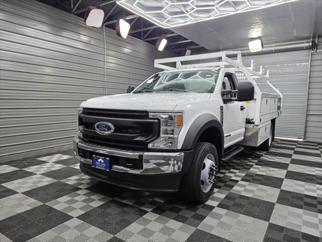 2021 Ford F-550 XL 169''WB DRW Regular Cab Service Body w/Contractor Rack