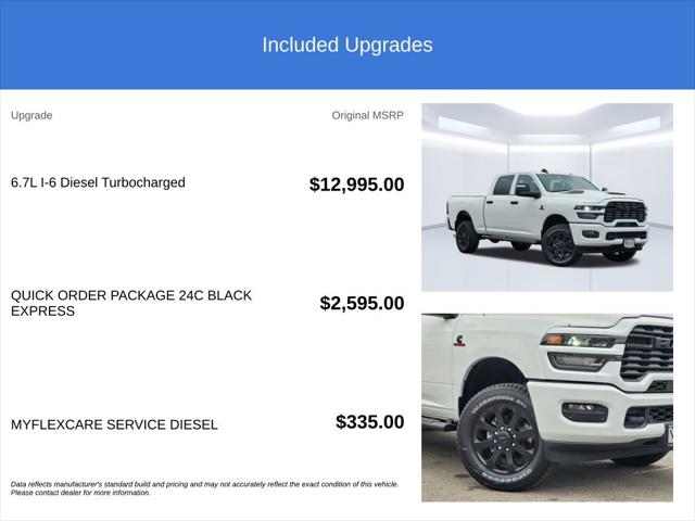 2026 Ram 2500 Black Express Crew Cab 4x4 64 Box